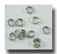 (image for) Jump Rings - Small - Silvetone - 142-19