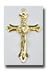 (image for) Traditional Crucifix - Gilt (gold-tone) - 303