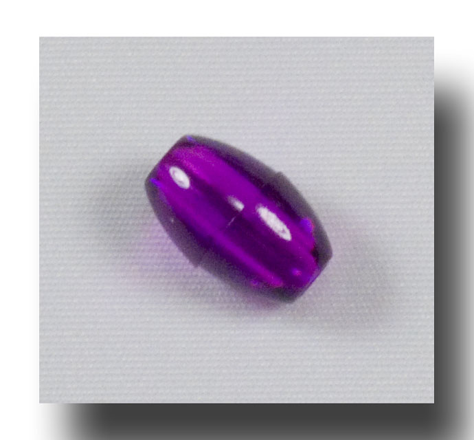 (image for) Plastic Oval, 9mm Transparent Deep Purple - V8162