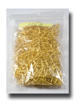 (image for) Eye pins for 6-7mm beads - Gilt -100 grams - 110B (no discounts)