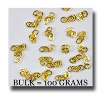 Chain - 4 Link - Gilt (gold-tone) - BULK - 121B