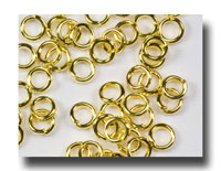 (image for) Jump Rings - Small - Gilt (gold-tone) - 123