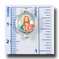 (image for) Sacred and Immaculate Hearts-Connector-Colour/A.silver - 162