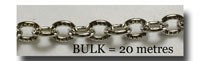 Chain - Ladder LARGE - Nickel BULK #197B
