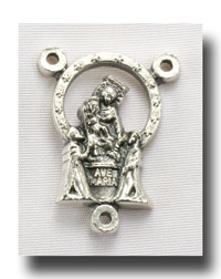 O.L. of the Rosary - Antique silver - 204