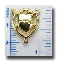 (image for) Thorn Encircled Heart - Gilt (gold-tone) - 214