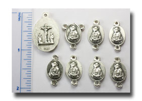 (image for) Seven Sorrows set, Antique silver - 221