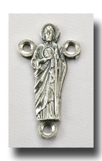 St. Jude, statue - Antique silver - 2240