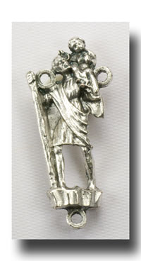 (image for) St. Christopher centre - Antique silver - 2242