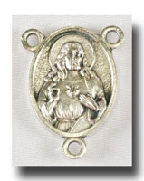 (image for) Sacred and Immaculate Hearts - Ant.silverplate - 2245