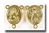 (image for) Sacred and Immaculate Hearts - Gilt (gold-tone) - 2246