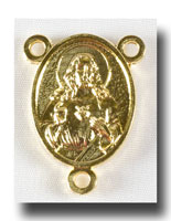 Sacred and Immaculate Hearts - Gilt (gold-tone) - 2246