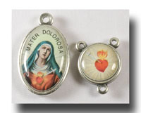 (image for) Five Holy Wounds set, colour/antique silver - 225