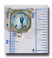 Assumption of Mary centre - Colour picture/Antique silver - 228v