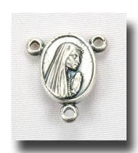 Ecce Homo and Our Lady of the Rosary - Antique silver - 239