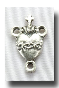 Small Thorned Heart - Antique Silver - 250