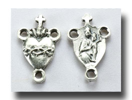 Small Thorned Heart - Antique Silver - 250
