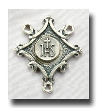 I H S centre - Antique silver - 259