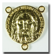 (image for) Holy Face (Shroud) - Gilt (goldtone)- 264