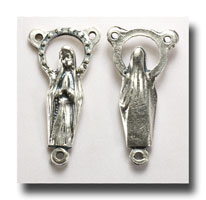 (image for) Standing Madonna - Antique silver - 270