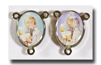 First Communion Boy and Girl centre - Colour/silver-tone - 276o