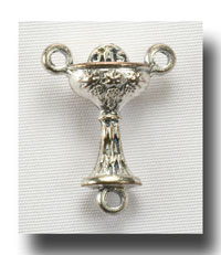 Chalice and Host - 1/2 inch - Antique silver - 278