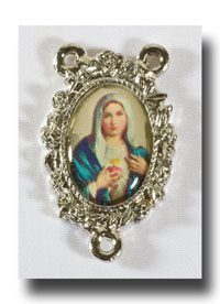 Immaculate Heart of Mary centre - Colour picture/Nickel - 284f