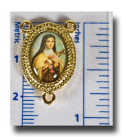 St. Therese centre - Colour picture/Gilt - 287f