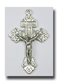 Pardon Crucifix - Antique silver - 306