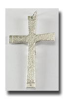 (image for) Adoring Angels Crucifix - Antique Silverplate - 3319