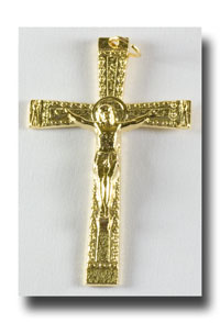 Adoring Angels Crucifix - Gilt (gold-tone) - 3320