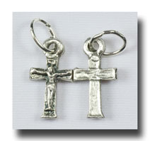 (image for) Extra small Crucifix - Antique silver - 339