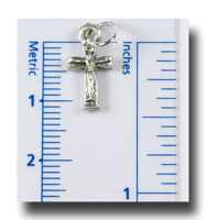 (image for) Extra small Crucifix - Antique silver - 339
