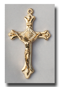 (image for) Tulip Crucifix - Gilt - 341