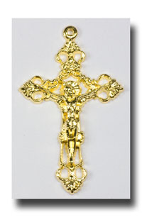 Filigree Crucifix - Gilt (gold-tone) - 392