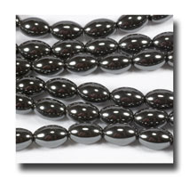 (image for) Hematite, 8mm x 5mm oval - 420