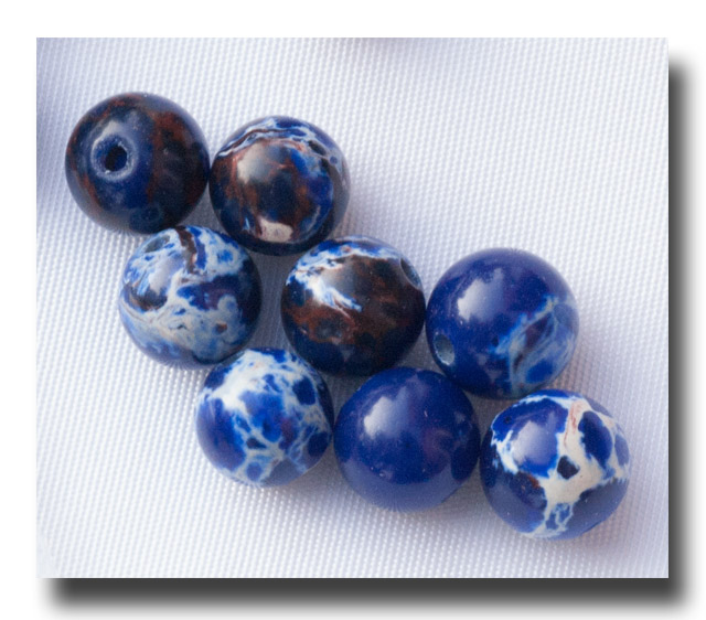 (image for) Sediment, Blue Sea, 6mm round - 476