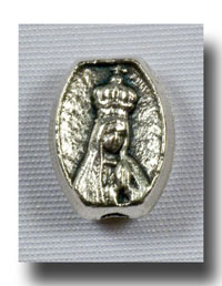 Metal beads - Our Lady of Fatima, 8mm - 540x11