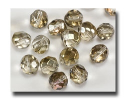 Facet Glass beads, 8mm - Valentinit - 6021