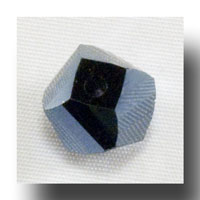 Glass Helix beads - 8mm Metallic Blue - 6053