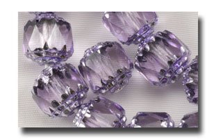 Cathedral Glass beads - Tanzanite (purple) - 622