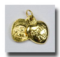 Medal - Agnus Dei - Gilt (gold-tone) - 701