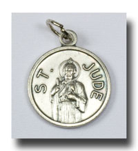Medal - St. Jude, Relic - Antique silver - 760