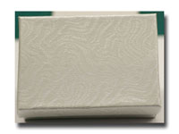 (image for) Gift box - small, white swirl - 816