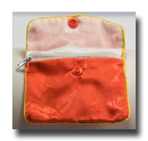 (image for) Rosary Pouch, Large Satin, Multi coloured - 818