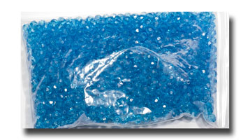 (image for) Facet beads - 8mm Light Blue - F8131