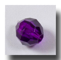 (image for) Facet beads - 8mm Dark Purple - F8162