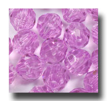 (image for) Facet beads - 8mm Light Purple - F8168