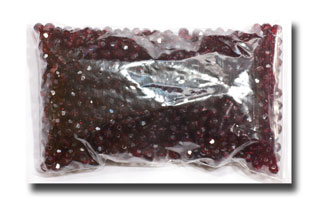 (image for) Facet beads - 8mm Dark Red - F8171