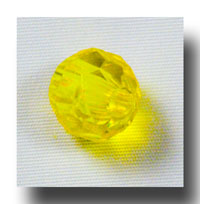 (image for) Facet beads - 8mm Golden Yellow - F8183